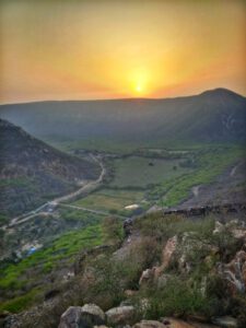 Sunrise over the Aravallis